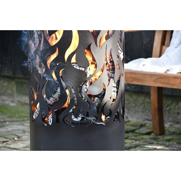 Leegi kujuga nikerdatud kamin - Esschert Design-image-1