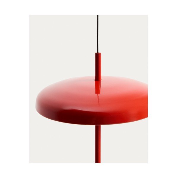 Punane hämardatav LED-laevalgusti metallist varjuga ø 16 cm Porte - Kave Home-image-4