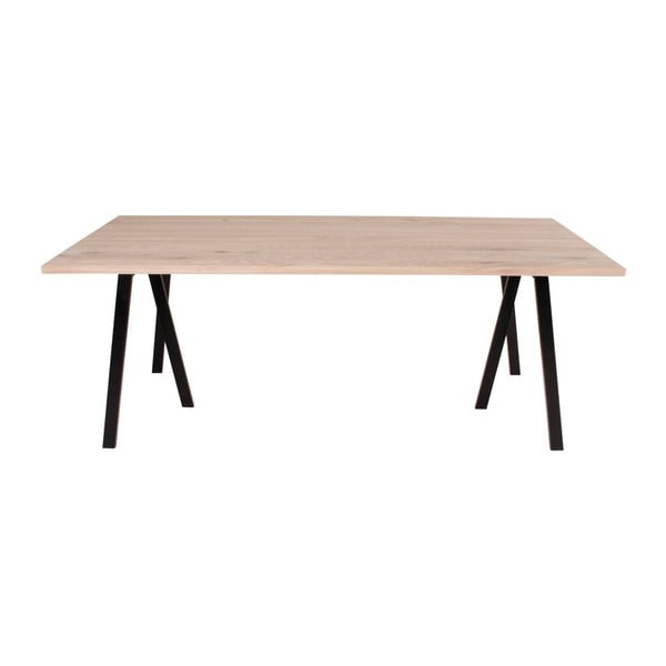 Jídelní stůl s deskou ze světlého dubového dřeva House Nordic Nantes, 240 x 95 cm