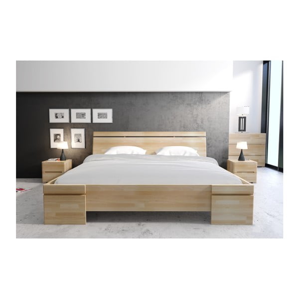 Dvoulůžková postel z bukového dřeva SKANDICA Sparta Maxi, 160 x 200 cm-image-4