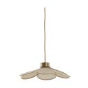 Kreemikas ripplamp kangast varjuga Fyano - Light & Living