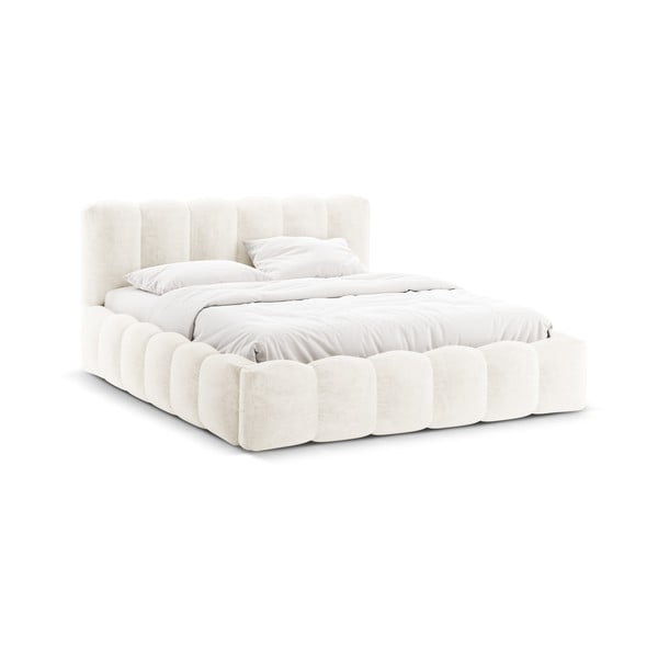 Kreem kaheinimesevoodi koos panipaigaga 160x200 cm Lupine - Micadoni Home-image-3