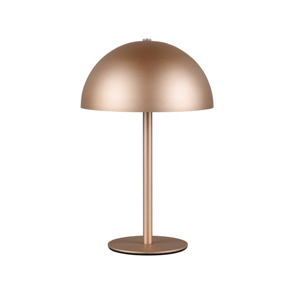 Pruun LED-laualamp metallvarjuga (kõrgus 21 cm) Munoz - Trio