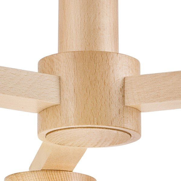 Valge laevalgusti tekstiilist varjuga ø 15 cm Ellie - LAMKUR-image-4