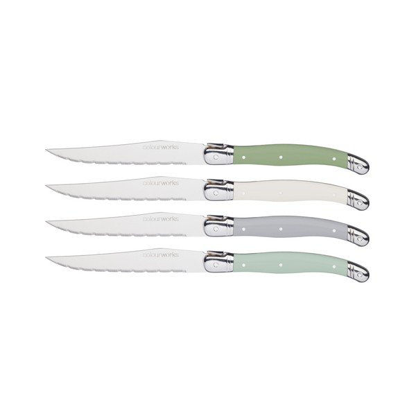 Sada 4 steakových nožů Kitchen Craft Colourworks