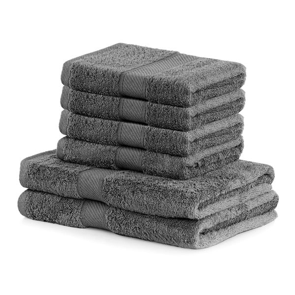2 tumehalli rätiku ja 4 rätiku komplekt Charcoal Bamby - DecoKing