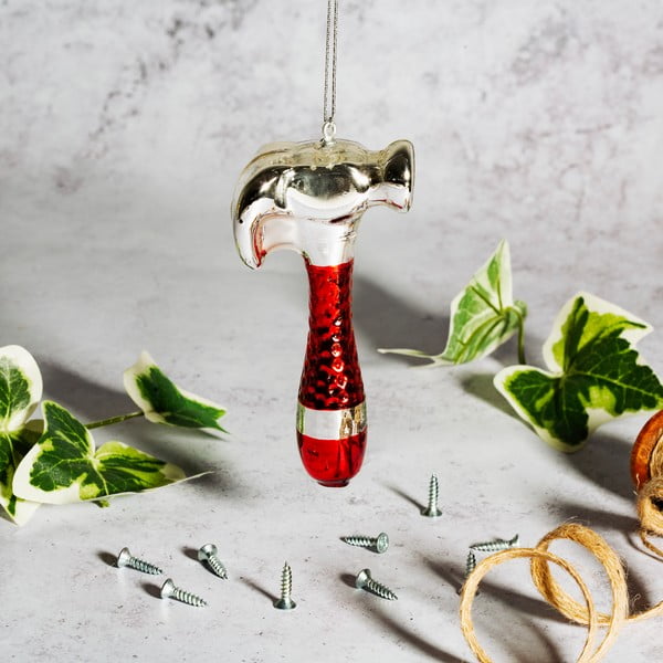 Klaasist jõulukaunistus Hammer - Sass & Belle-image-1