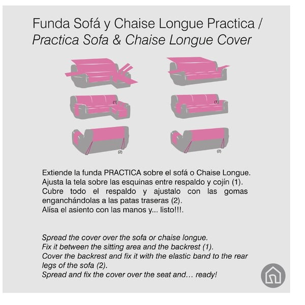 Kreem tugitooli kaitsekate 55 cm Urban - Casa Selección-image-4