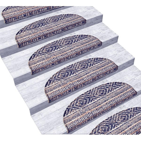 Sini-beežid trepiastmed 16 tk komplektis 20x65 cm Cottage Warmth - Vitaus-image-1