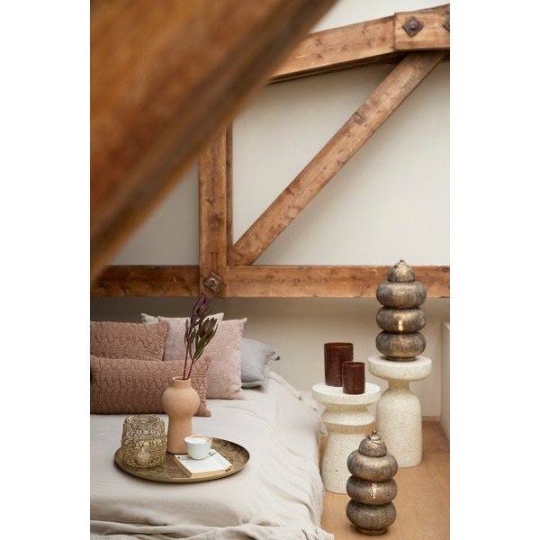 Terrazzo ümmargune abilaud ø 32 cm Sella - Light & Living-image-3