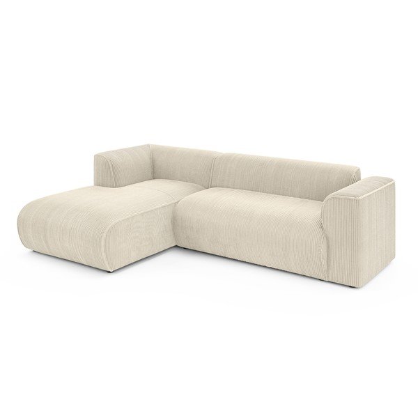 Beež velvetist nurgadiivan (vasak nurk) Merid - Ropez-image-2