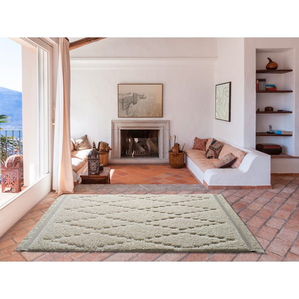 Kreemjas vaip Kai Geo, 57 x 115 cm - Universal-image-1