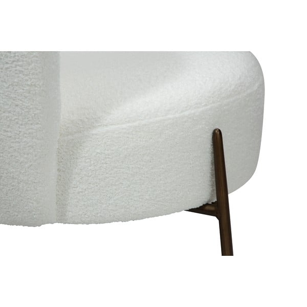 Valge bukleekangast tugitool Orbit - DAN-FORM Denmark-image-1