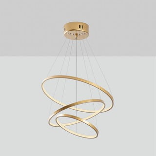 Kuldne LED rippvalgusti ø 50 cm Simit - Opviq lights