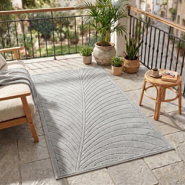 Hõbedane sise- ja välisvaip 80x150 cm Nova 1204 - Ayyildiz Carpets-image-1