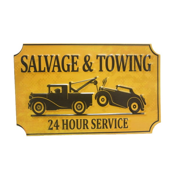Cedule na stěnu Salvage&Towing