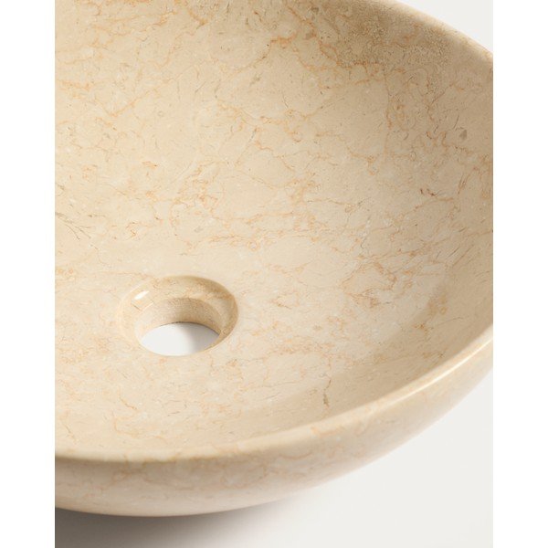 Beež kivist ümmargune kraanikauss ø 40 cm Darnen - Kave Home-image-4