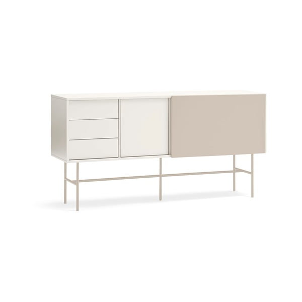 Beež/kreem madal liugustega kummut 180x91 cm Nube - Teulat-image-2