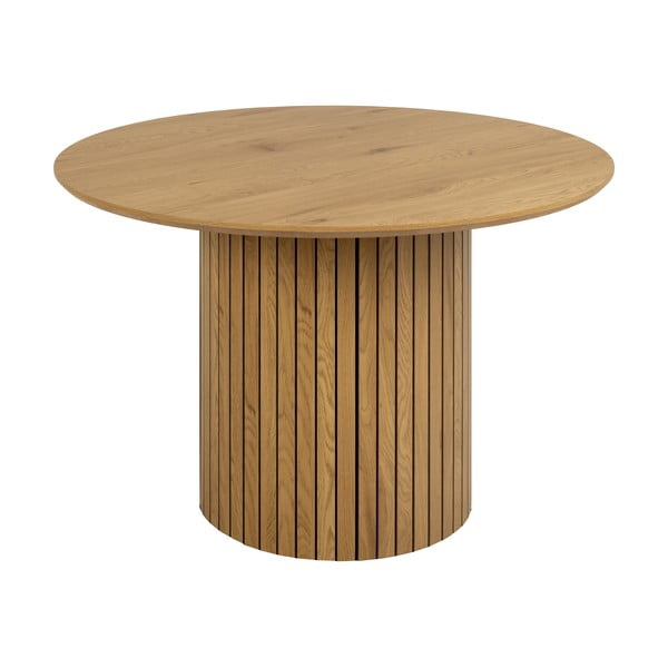 Ümmargune söögilaud tammeplaadiga ø 120 cm Yale - Actona-image-2