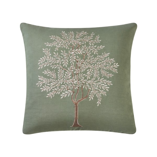 Puuvillane dekoratiivpadi 45x45 cm Woodland Trees Embroidered - Catherine Lansfield