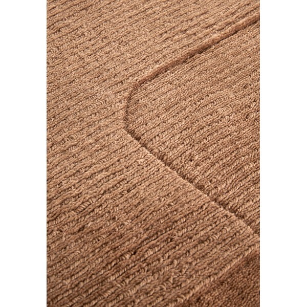 Pruun käsitsi kootud villane vaip 120x170 cm Charlotte - Villeroy&Boch-image-4