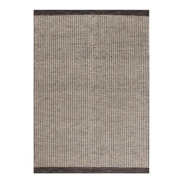 Hnědý vlněný koberec Linie Design Bombay, 170 x 240 cm