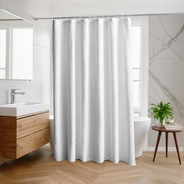 Valge mikrokiust kardin 180x200 cm Baltic - douceur d'intérieur