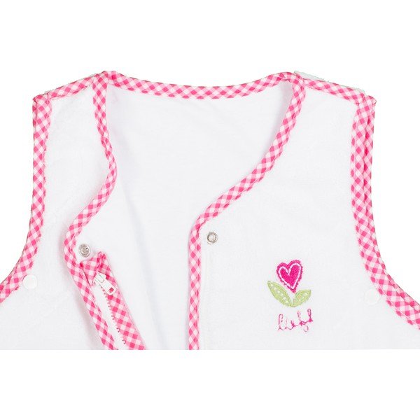 Valge ja roosa beebi magamiskott - Tiseco Home Studio-image-3