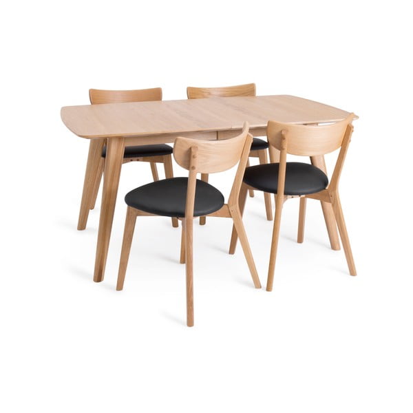 Pikendatav tammedekooriga söögilaud Unique Furniture Rho, 150 x 90 cm-image-4