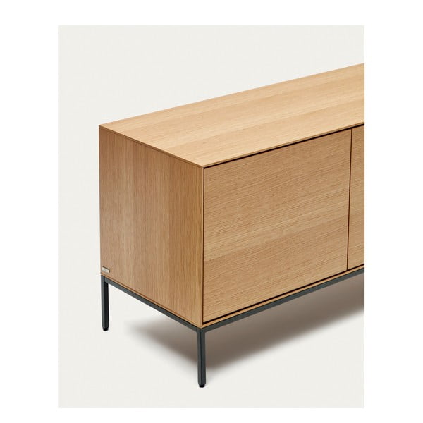 Tammedekooriga telerilaud 195x55 cm Vedrana - Kave Home-image-3