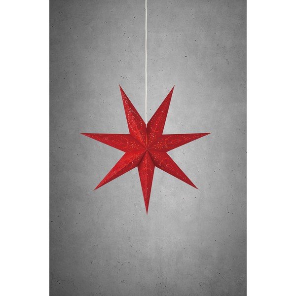 Punane jõulumotiividega rippuv valguskaunistus Aratorp - Markslöjd-image-1