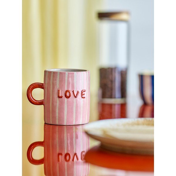 Roosa keraamiline kruus 325 ml Cherish - Bloomingville-image-2