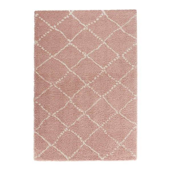 Růžový koberec Mint Rugs Allure Ronno Rose Creme, 200 x 290 cm