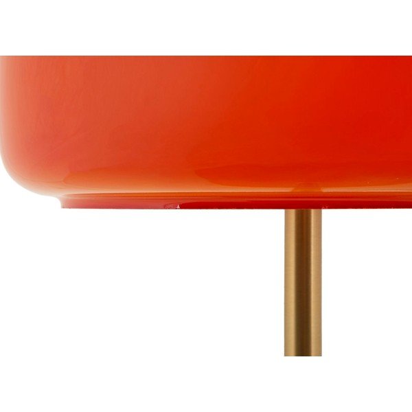 Oranž/kuldne metallist laualamp klaasist varjuga (kõrgus 53 cm) Oldy - Mauro Ferretti-image-3