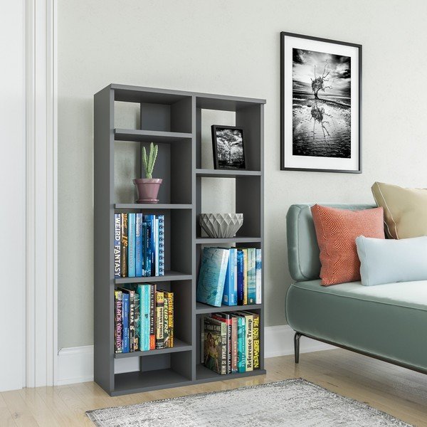 Antratsiitne raamaturiiul 72x124 cm Keota - Kalune Design-image-2