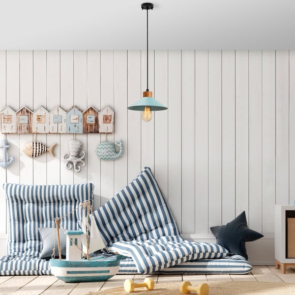 Rippvalgusti metallist varjuga ø 24 cm - Opviq lights-image-1