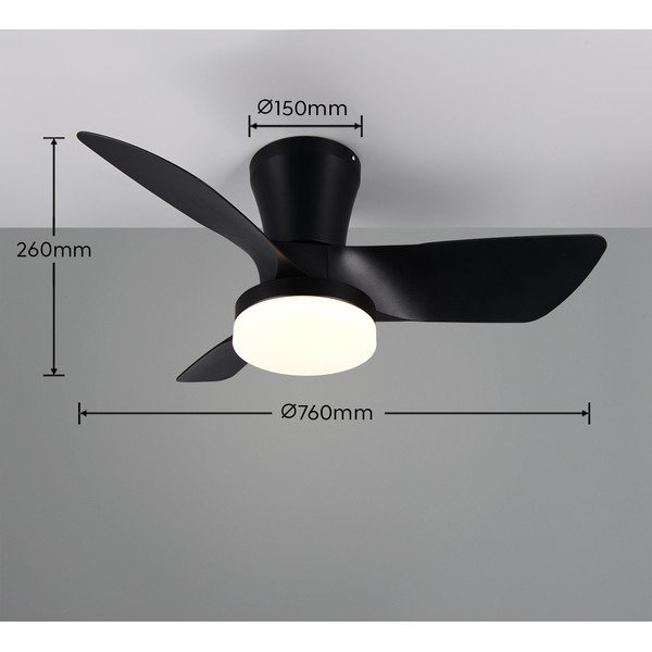 Must LED-laevalgusti Randers - Reality-image-3