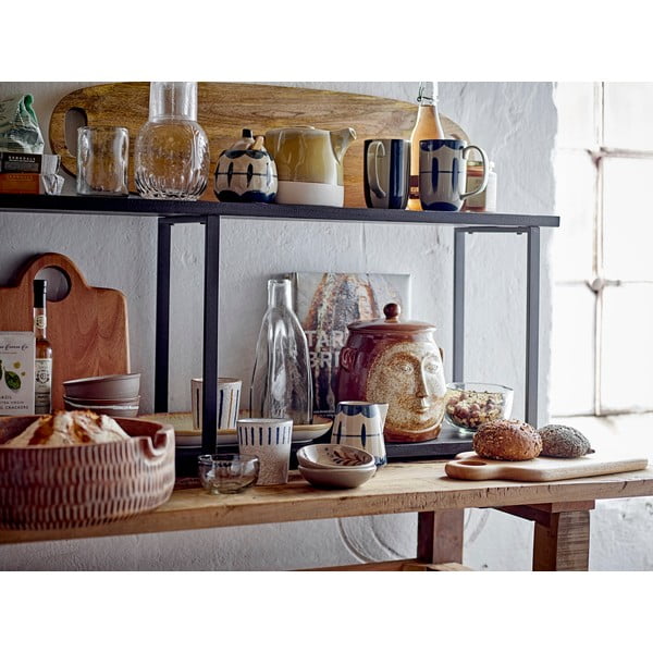 Kivinõudest piimakannude ja suhkrukaussi komplekt Allium - Bloomingville-image-1