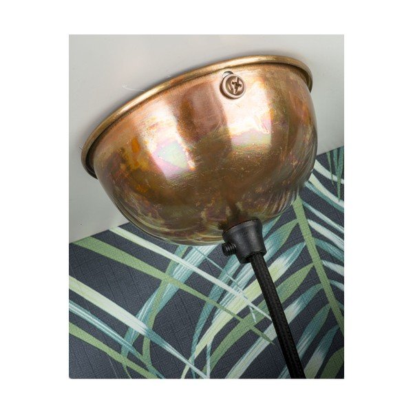 Rippvalgusti musta ja kuldse metallvarjuga ø 31 cm Meknes - it's about RoMi-image-3