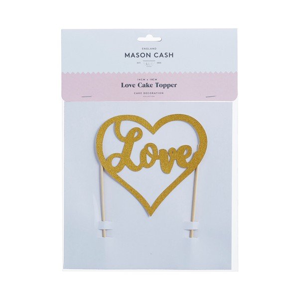 Ozdobný zápich na dort Mason Cash Love-image-1