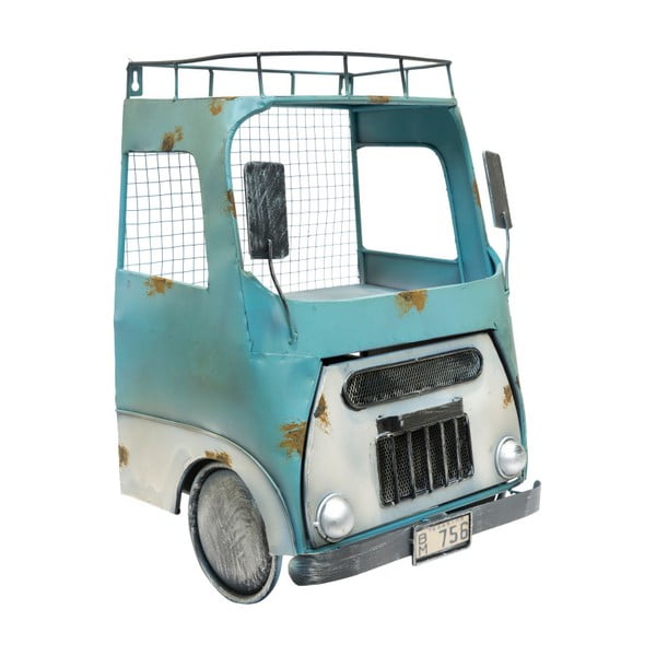 Police ve tvaru retro dodávkového vozu Novita Blue Van