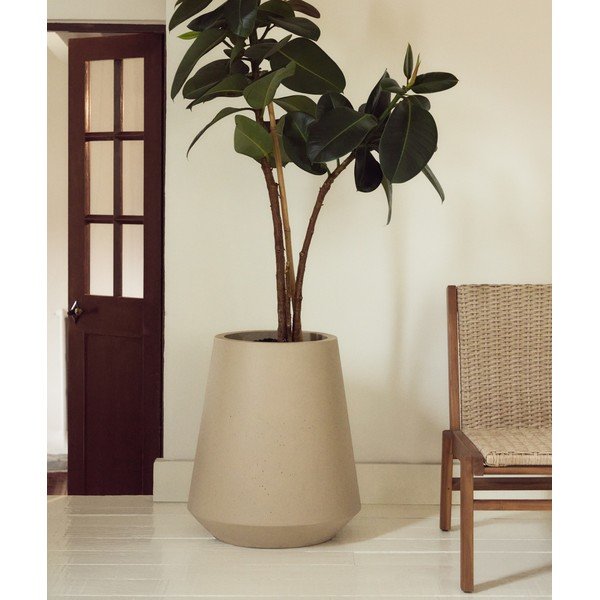 Betoonkate lillepotile ø 50 cm Calun - Kave Home-image-1