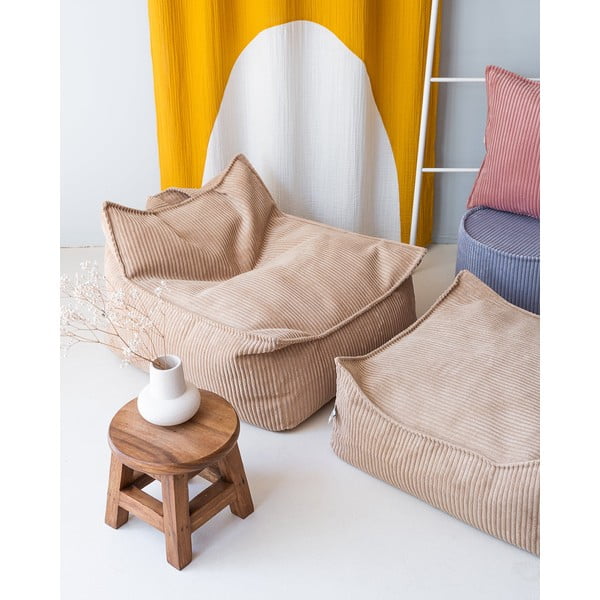 Helepruun velvetist laste kott-tool Square - Wigiwama-image-4