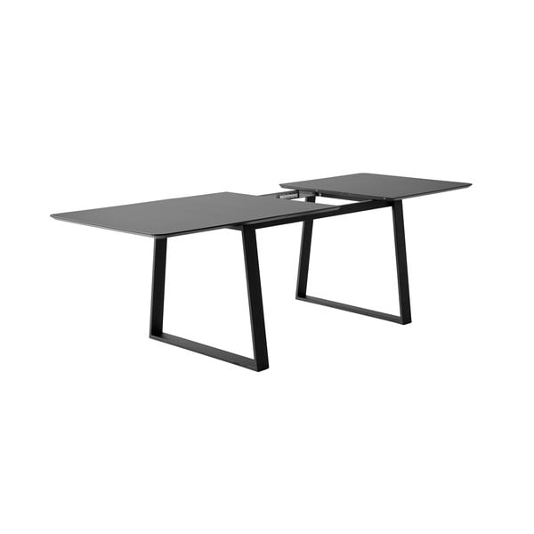 Must kokkupandav söögilaud lisaplaadiga 90x165 cm Meza - Hammel Furniture-image-3