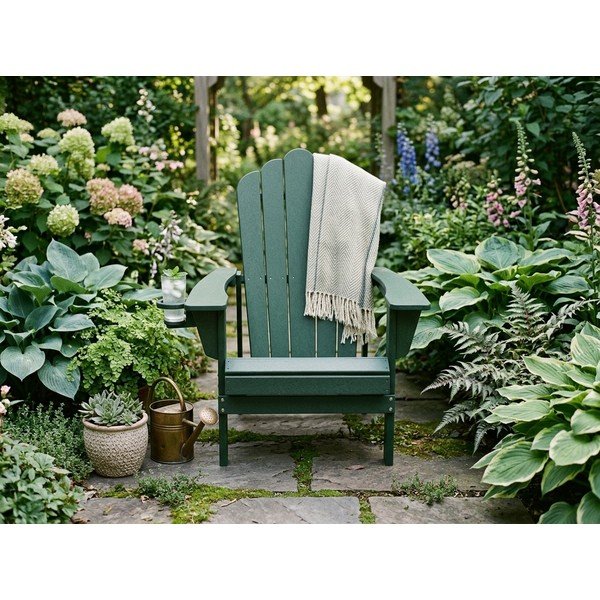 Roheline plastikust aia tugitool Adirondack - Bonami Selection-image-2