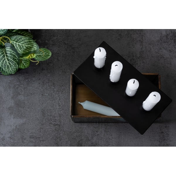 Klaasist küünlajalg Boxed Rectangle - PT LIVING-image-3