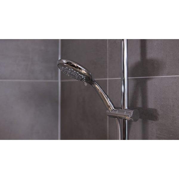 Energiasäästlik kroomitud dušiotsik Automatic, ø 11 cm - Wenko-image-3