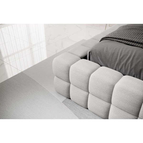 Hall polsterdatud kaheinimesevoodi koos panipaiga ja voodipõhjaga 160x200 cm Dizzle - ELTAP-image-4