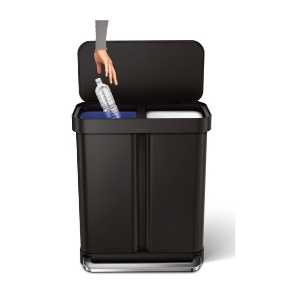 Terasprügikast sorteeritud jäätmete jaoks 58 l - simplehuman-image-3