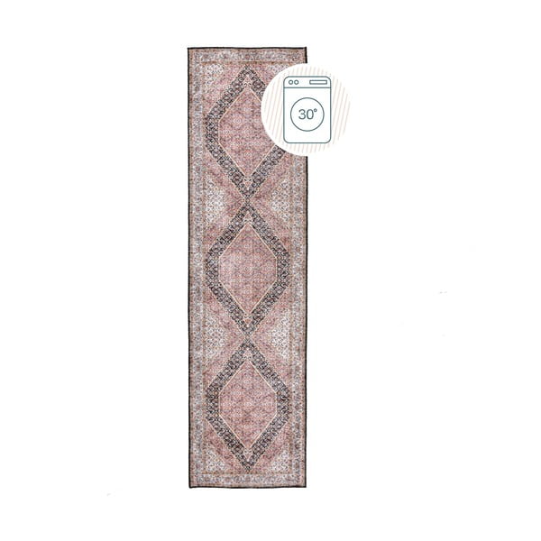 Roosa pestav vaip 60x230 cm Briony Traditional - Flair Rugs